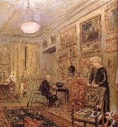 Edouard Vuillard Black in the room oil painting artist